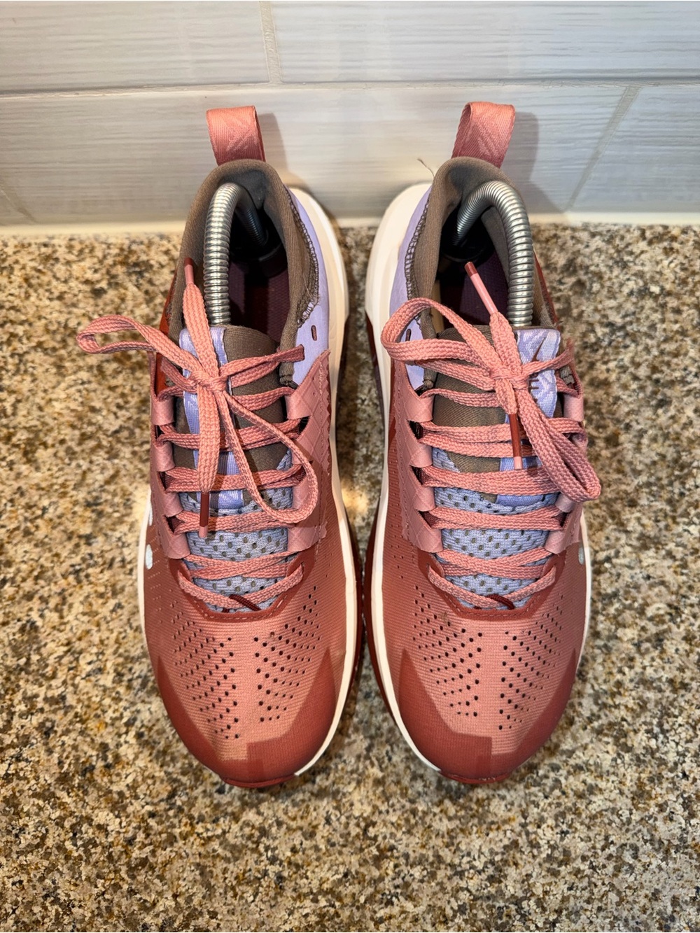 Nike Women’s Pink and Lavender ZoomX Trail Running Shoes - Picture 5 of 9